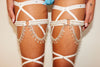 White Diamond Leg Harnesses
