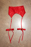 Moulin Rouge Bikini Bottoms & Leg Wrap Garter