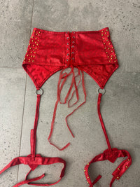 Moulin Rouge Bikini Bottoms & Leg Wrap Garter